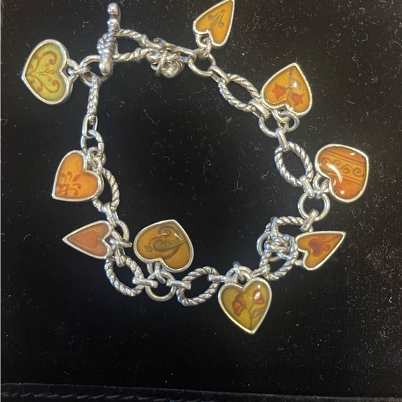 Brighton Piccadilly Reversible 3 Heart necklace and bracelet - Picture 3 of 7